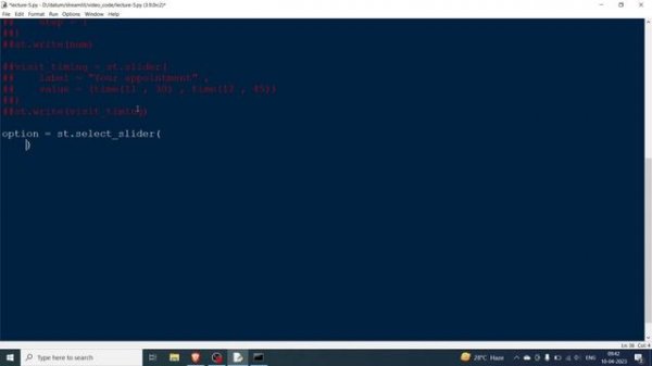Streamlit Tutorial - 5 | input widget - multiselect, slider, select_slider, text_input, number_inpu