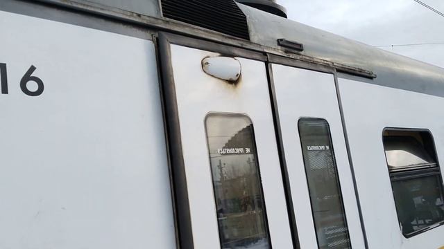 ЭП2Д 0016 Станция: Балабаново. 3 путь из Калуги-1. 2платформа. смотреть онлайн
