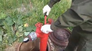 Проверка пожарного гидранта