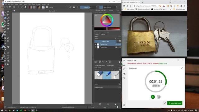 Lock and Key - The Daily Sketch - Episode #59 смотреть онлайн