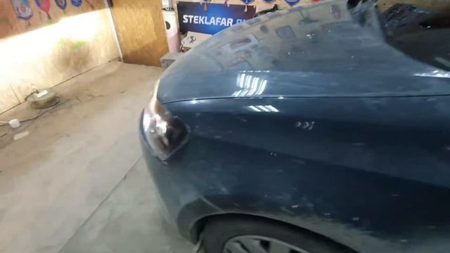 Volkswagen Polo. Бидиодный свет (led) на линзах A3 MAX. Скрытая установка под завод. смотреть онлайн