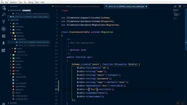 Customizing User Table with Profile Photo and User Type In Laravel смотреть онлайн