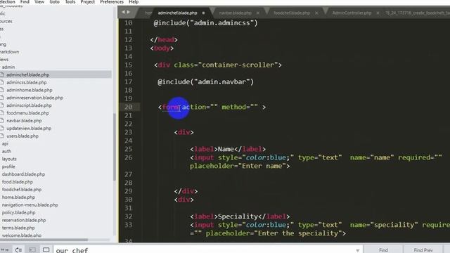 #13 Upload And View Chefs Data From Admin Laravel 9 | Laravel Restaurant Management Project Tutoria смотреть онлайн