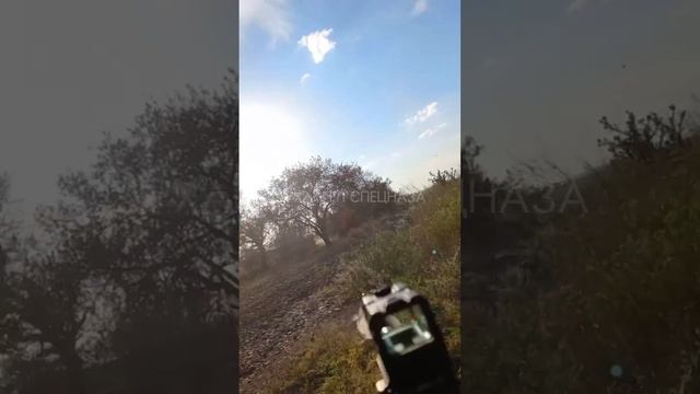 Прикрытие отхода развед группы на Донецком направлении. смотреть онлайн