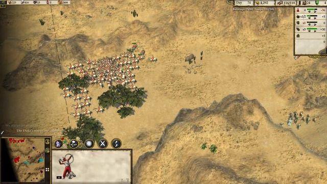 Stronghold Crusader 2 - Gameplay | 2 vs 4 | An Exotic Land | смотреть онлайн