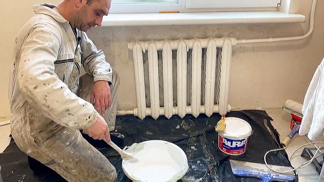 Радиатор покраска водоэмульсиеей с добавками. смотреть онлайн