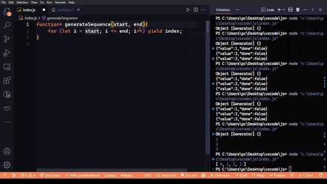 Exploring generators and iterators - JavaScript Fundamentals - web development series смотреть онлайн