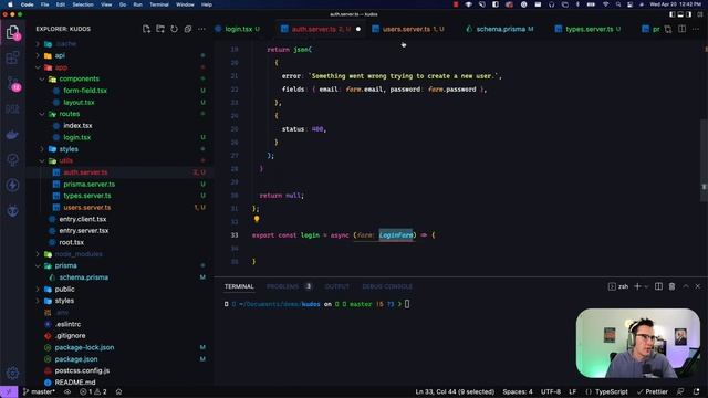 Build A Fullstack App with Remix, Prisma & MongoDB: Authentication смотреть онлайн