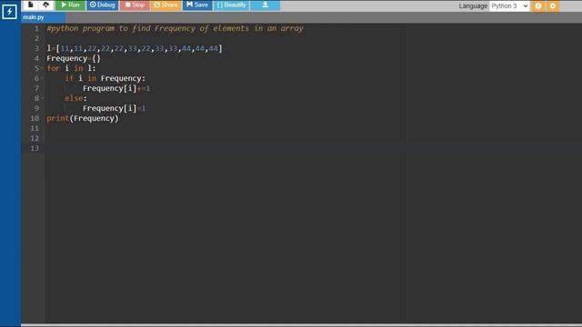 Python Program to Print Frequency of each Element || Tamil смотреть онлайн