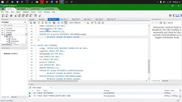 Como Generar el esquema de mi base de datos MYSQL Workbench смотреть онлайн