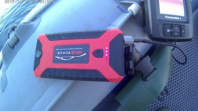 мнагофункцыональный аккумулятор для эхолота . смотреть онлайн