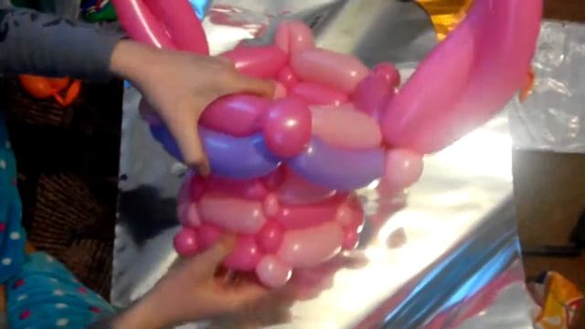 Как сделать с шаров шдм корзину с цветами смотреть онлайн