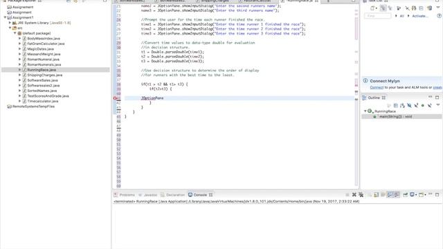 3.11 Running Race - Starting out with Java From Control Structures through Objects 6th Edition смотреть онлайн