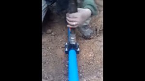 Врезка под давлением в пластиковую трубу