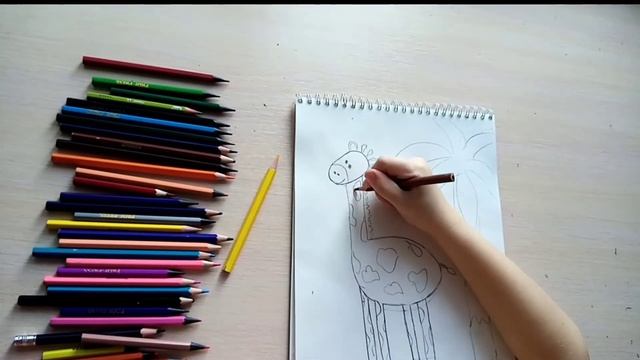 Рисунок Жираф. Как нарисовать жирафа ???