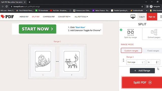 How to SPLIT Your PDF Files (with Ilovepdf.com) смотреть онлайн