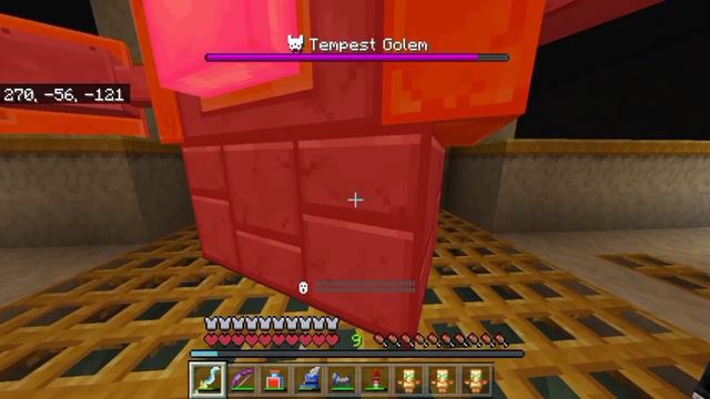 Minecraft Dungeons Addon } Tempest Golem Boss Fight Minecraft смотреть онлайн