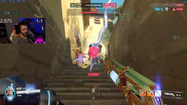 Overwatch 2 JunkerQueen God GURU Popped Of With New Zeus Skin смотреть онлайн