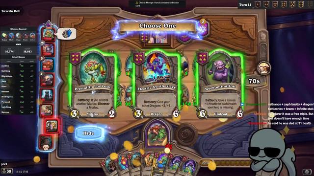 NEVER ENDING CYCLE With Phyresz, Shuffler and Nathanos Blightcaller! | Hearthstone Battlegrounds смотреть онлайн