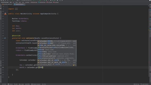 How to Create Date Picker Dialog in Android App | DatePickerDialog Android 2021 смотреть онлайн