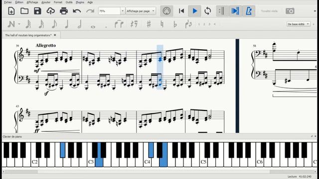 The Hall of the Mountain King on piano : Composed by Grieg ||Arranged by OrigaminatorX|| смотреть онлайн