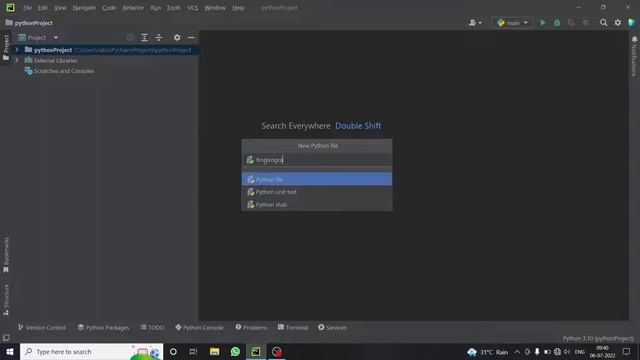 How to write to your First Python Program using PyCharm IDE смотреть онлайн
