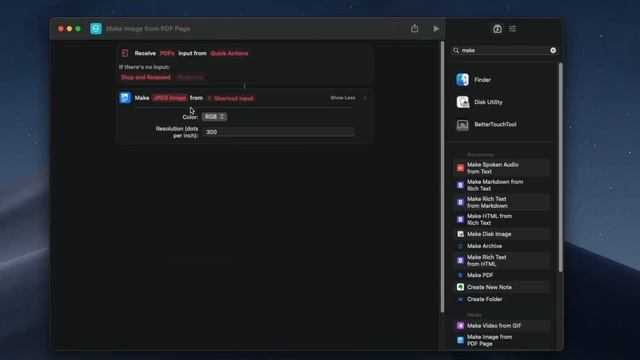 How to convert PDF to JPG using the macOS Shortcuts app смотреть онлайн