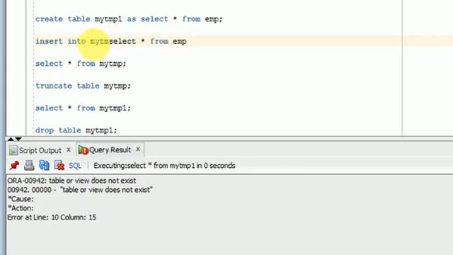 SQL Tutorial : Difference Between Truncate and Drop in SQL Oracle смотреть онлайн
