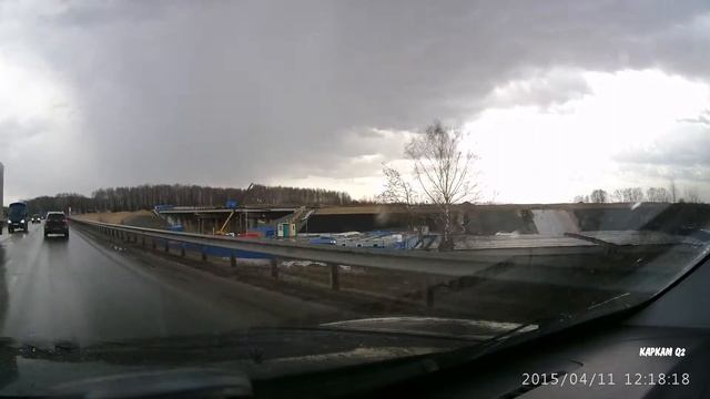 Строительство дублера Борского моста, 11.04.2015 смотреть онлайн