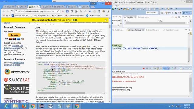 O3 WebDriver 20 Part 1 Explained what is WebDriver API with ChromeDriver смотреть онлайн