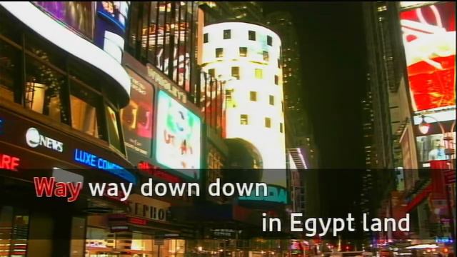 GO DOWN MOSES караоке смотреть онлайн