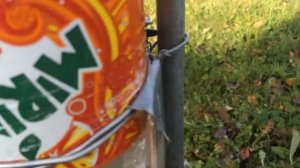 Водяная ракета с парашютом/ Запуски и испытания