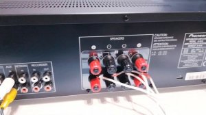 Pioneer A-10-K Stereo Integrated Amplifier (2012-17') sound Test after repair and maintenance