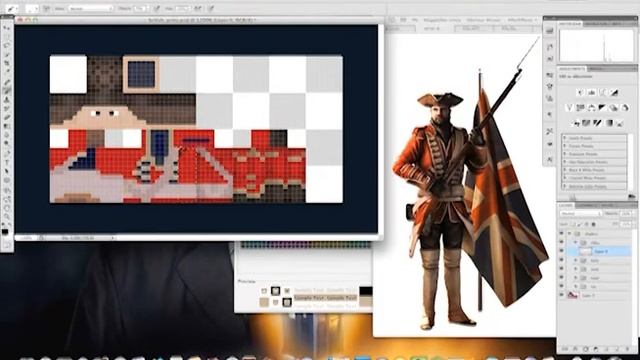 British soldier - Skin Time-lapse смотреть онлайн