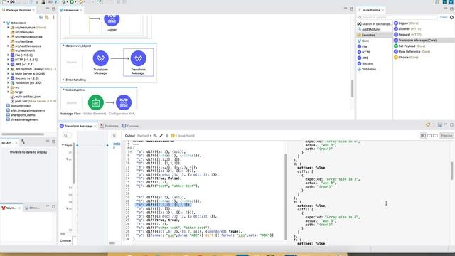 Mule 4 | dataweave 2| dw::util::Diff | Mule 4.3.0 | dw2.0 смотреть онлайн