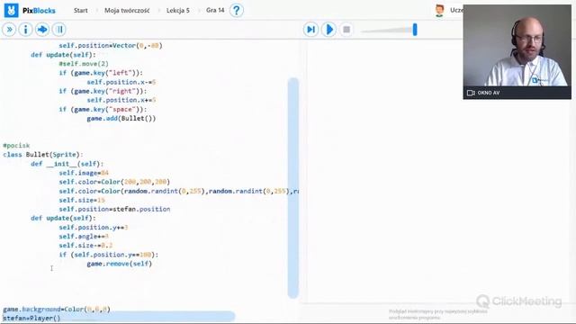 Programujemy Space Invaders w kodzie Python / live coding z @PixBlocks смотреть онлайн