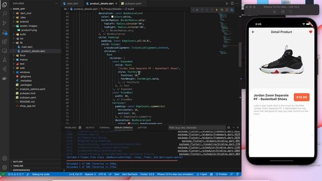 Flutter UI | Shop app | Product Details Page смотреть онлайн