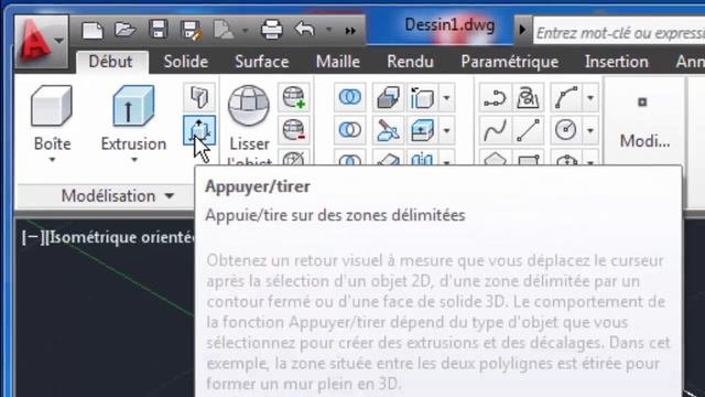 Leçon 2 Autocad : comment réaliser une pièce 3D смотреть онлайн