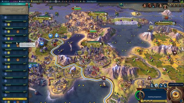 Let's Play Civilization VI - Part 19 - around 900 gold each turn смотреть онлайн