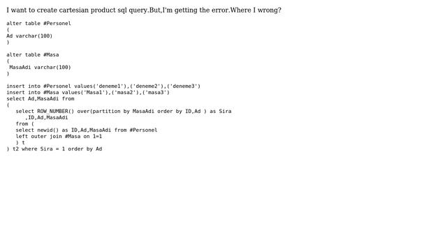 Databases: Cartesian Product SQL / Inserts with multiple Values Clauses смотреть онлайн