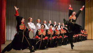 Красивый казачий танец.