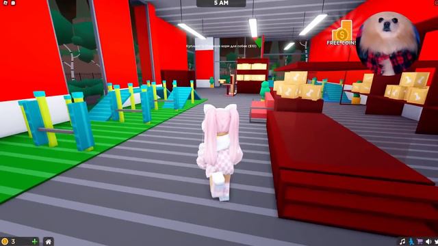 ОТКРЫЛА ОТЕЛЬ ДЛЯ КОТИКОВ! ОТЕЛЬ ПИТОМЦЕВ В РОБЛОКС ! Pet Store Tycoon смотреть онлайн