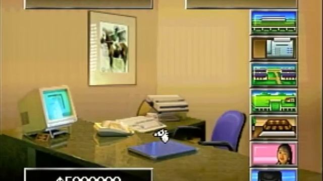 Winning Post Sega Saturn Intro + Gameplay [No Commentary]