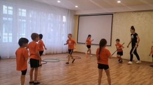 Занятие по физической культуре в подготовительной к школе группе в доу