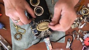 435. Декор бутылки в стиле Стимпанк. Decor of a bottle with a Steampunk style