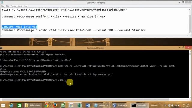 virtualbox increase disk size - dynamic disk смотреть онлайн