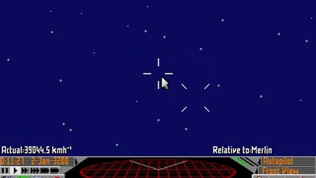 Frontier: Elite 2, take off and crash смотреть онлайн
