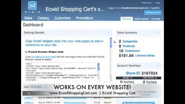Wordpress Shopping Cart "Ecwid" - Setting Up Ecwid смотреть онлайн