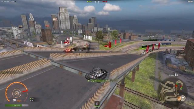 World Of Tanks большие гонки!!!
