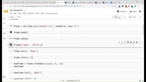 ШАД | Лекция 2 Библиотеки NumPy, Matplotlib, SciPy, Pandas.